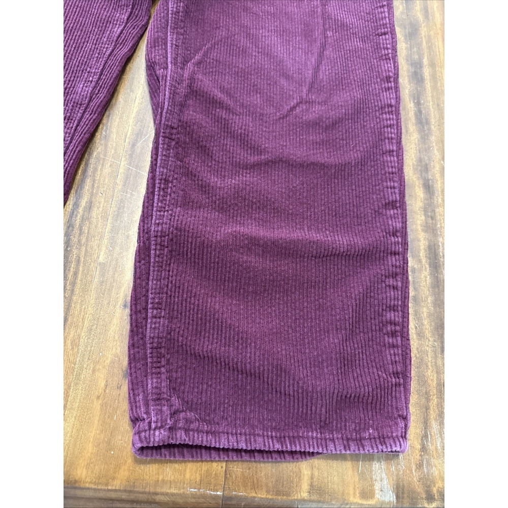 Empyre Men's 34 Corduroy jeans Pants Skater Relaxed Red - Picture 6 of 11